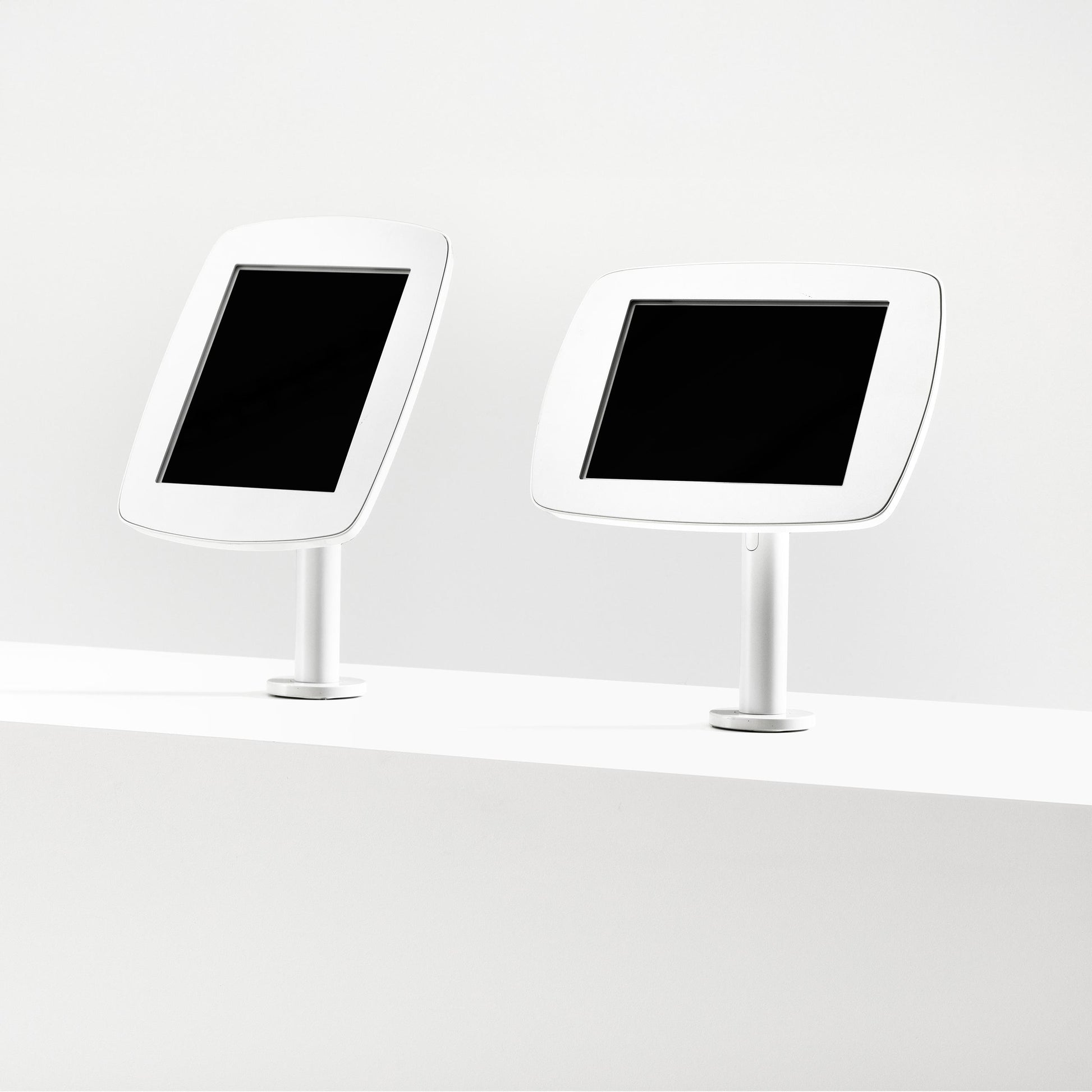 Bouncepad Original Twist tablet bureausteun in wit, in portret- en landschapsstand