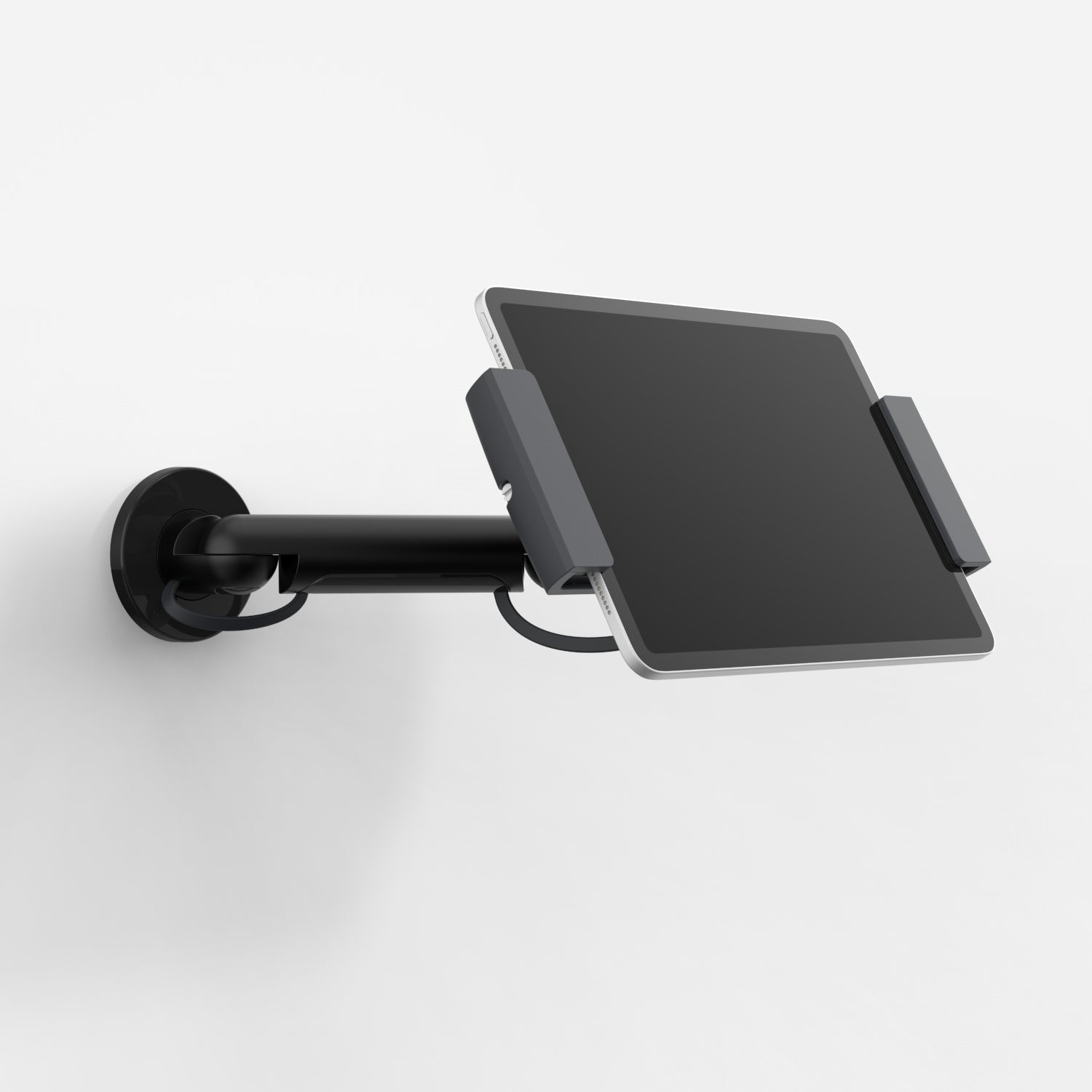 Bouncepad Clip Reach tablet wandhouder in zwart