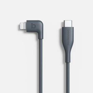 Bouncepad Lightning-naar-USB-C-haakse kabel