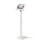 Tabdoq tablet-vloerstandaard compatibel met Apple iPads voor iPad 10,2 inch, in wit, vooraanzicht