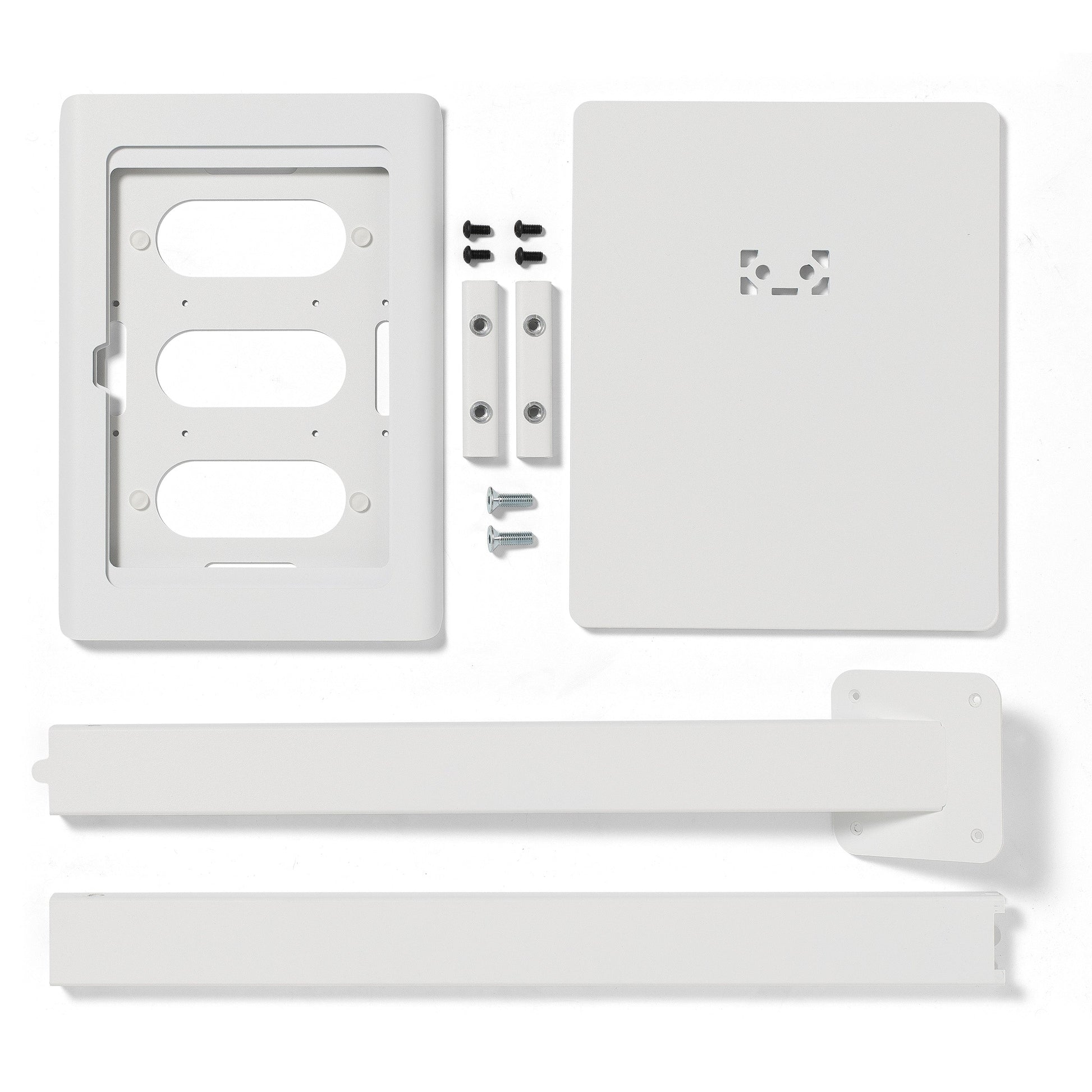 Tabdoq tablet-vloerstandaard compatibel met Apple iPads voor iPad 10e generatie 10,9 inch en iPad 11e generatie A16 11 inch, in wit