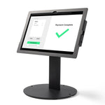 Tabdoq Lite tablet-baliehouder, compatibel met Samsung-tablets voor Samsung Galaxy TAB A9 en TAB A11, in zwart, vooraanzicht