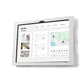 Tabdoq Lite tablet wandhouder compatibel met Apple iPads voor iPad 10e generatie 10,9-inch en iPad 11e generatie A16 11-inch, in wit, vooraanzicht