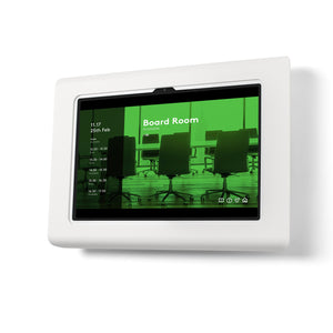 Tabdoq tablet wandhouder compatibel met Samsung-tablets voor Samsung Galaxy TAB A9 en TAB A11, in wit, vooraanzicht