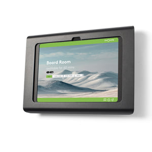 Tabdoq tablet wandhouder compatibel met Apple iPads voor iPad 10e generatie 10,9-inch en iPad 11e generatie A16 11-inch, in zwart, vooraanzicht