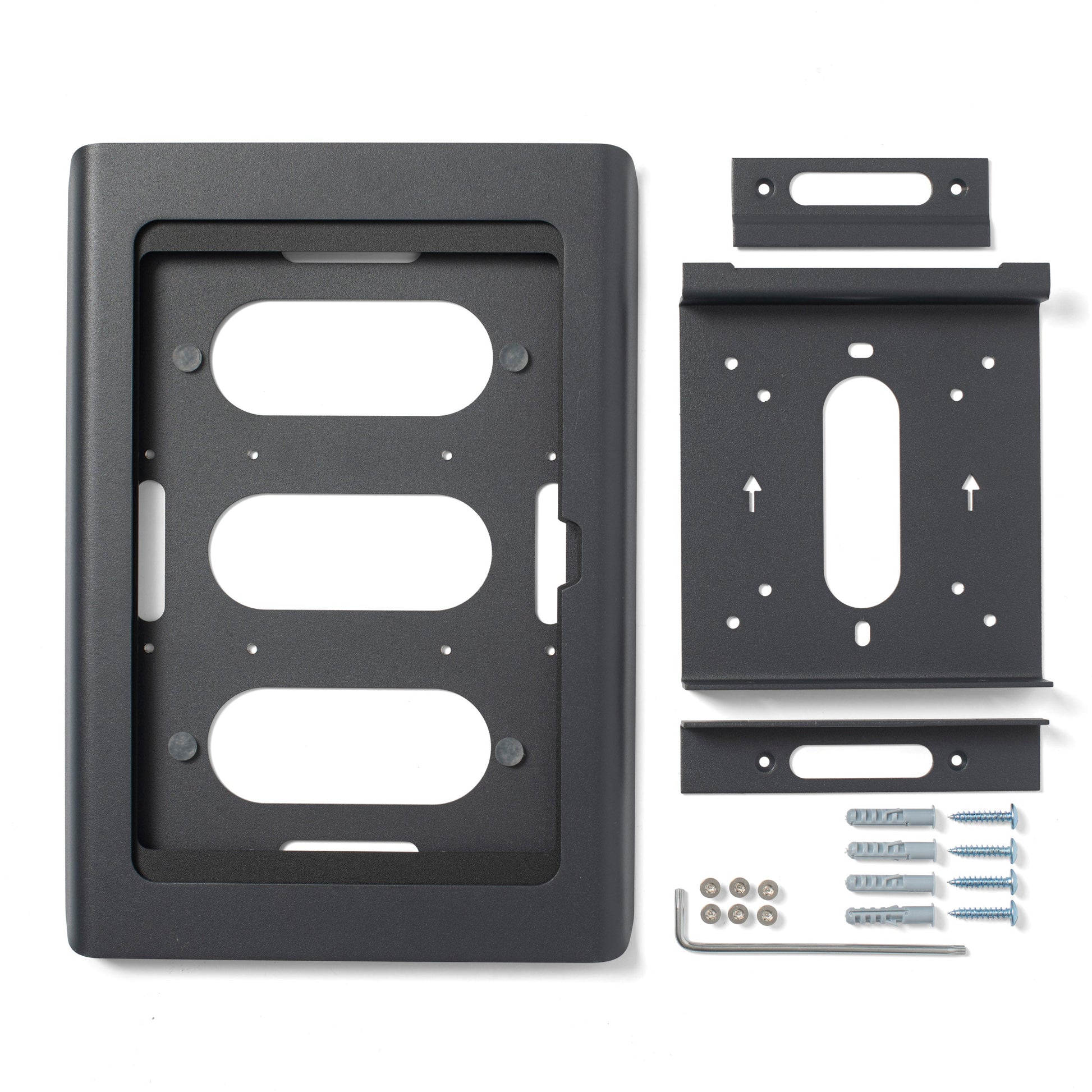 Tabdoq tablet wandhouder compatibel met Apple iPads voor iPad 10e generatie 10,9-inch en iPad 11e generatie A16 11-inch, in zwart