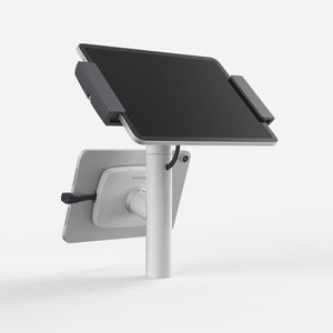 Bouncepad Clip Twin tabletbureauhouder in wit