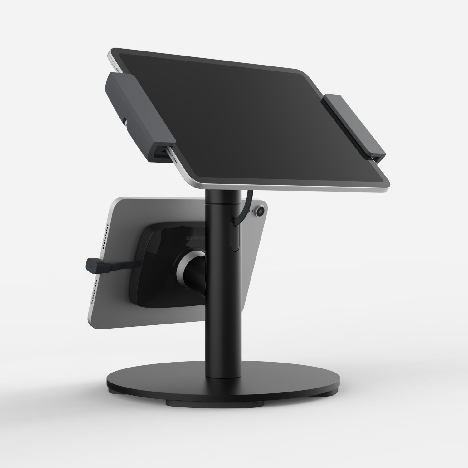 Bouncepad Clip Counter Twin-tabletstandaard in zwart