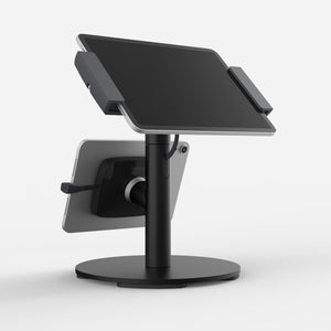 Bouncepad Clip Counter Twin-tabletstandaard in zwart