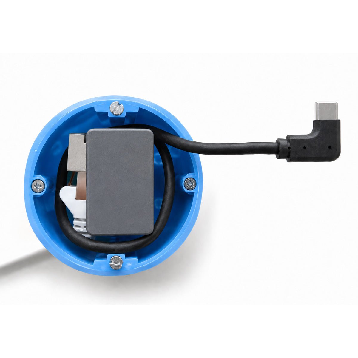 Inbouw POE+ naar USB-C voedings- en data-adapter 25 watt
